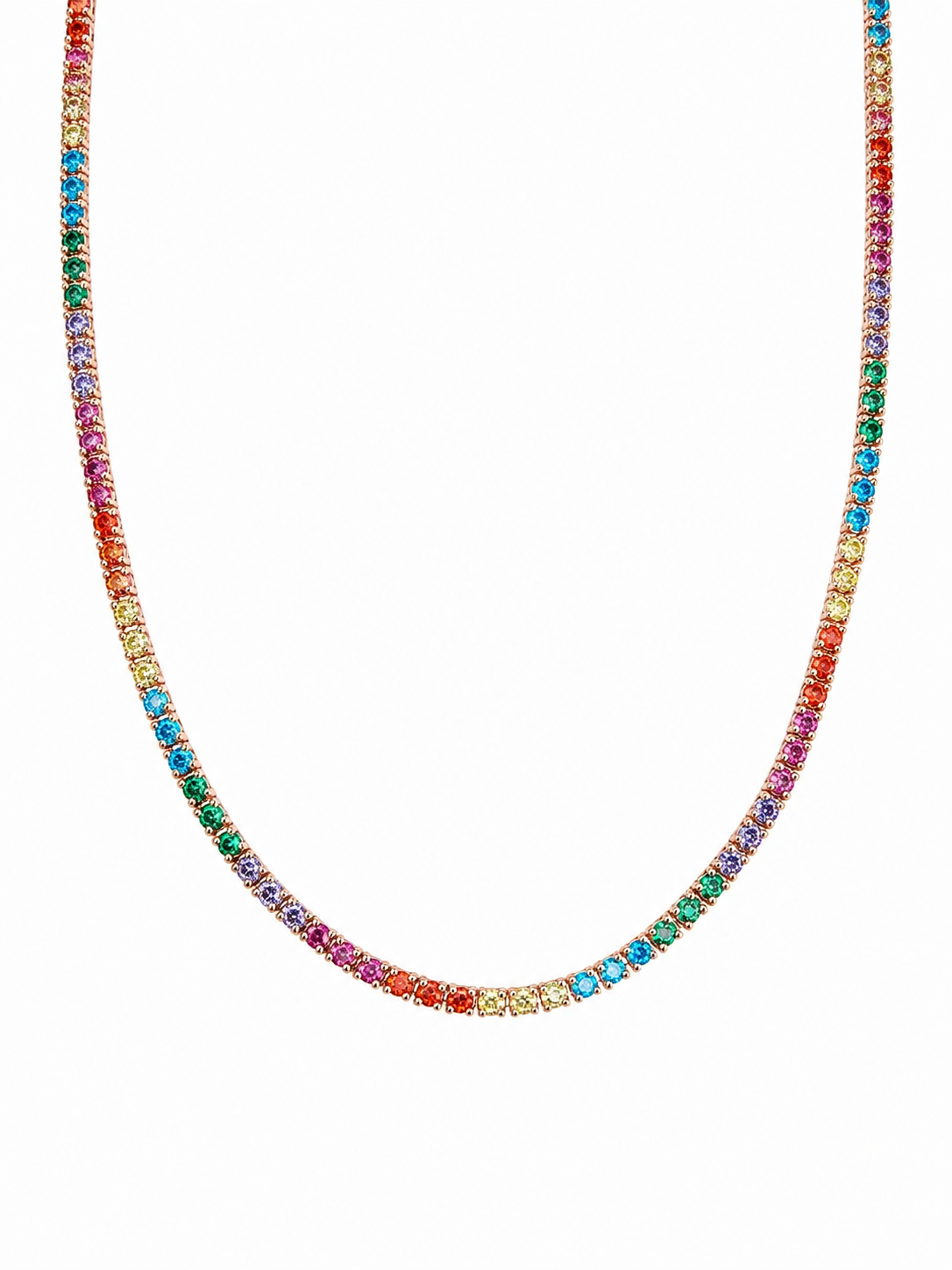 Girocollo Tennis Rainbow
