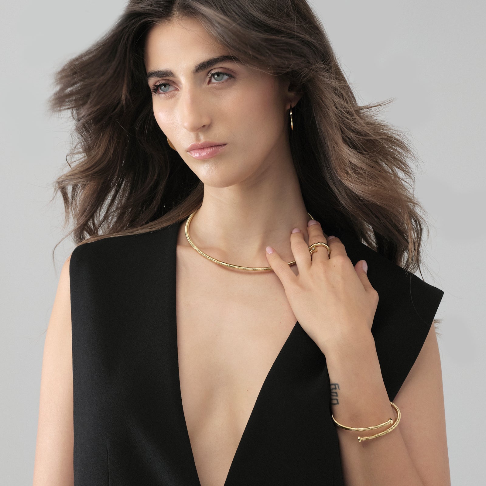 Collana Chiodo Dorata.     000EXH5464000   2572