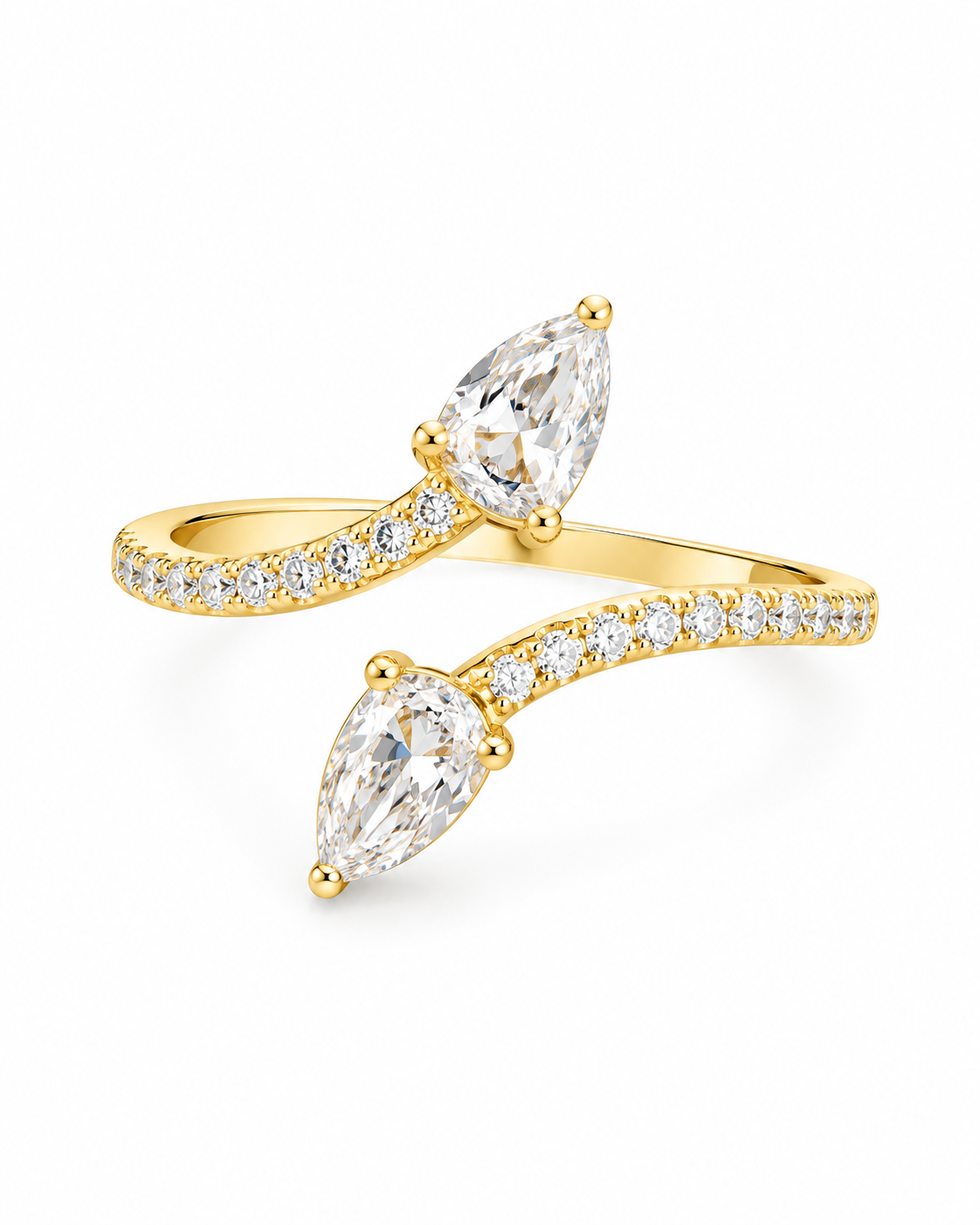 Anello Doppia Goccia