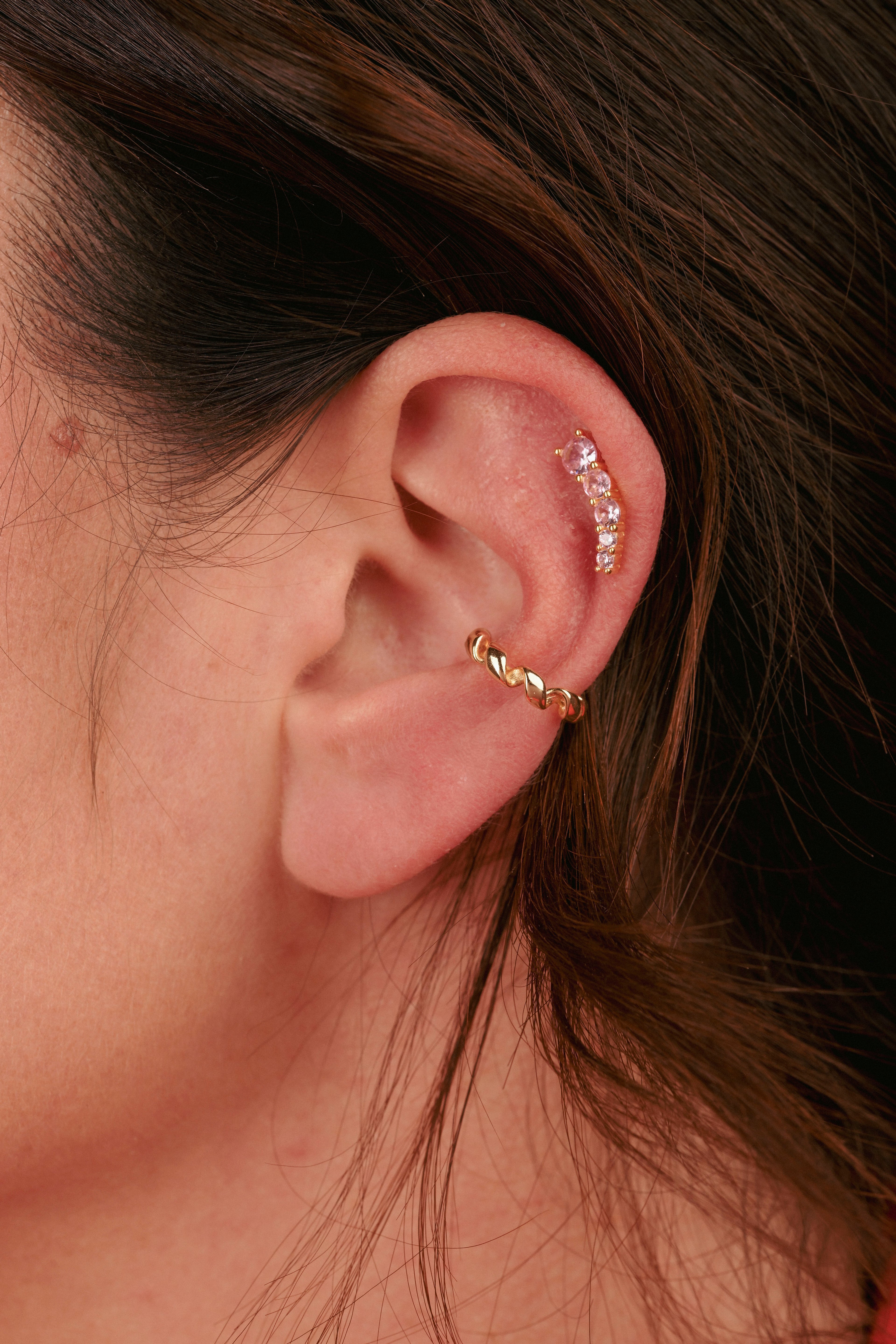 Earcuff Pink Berries