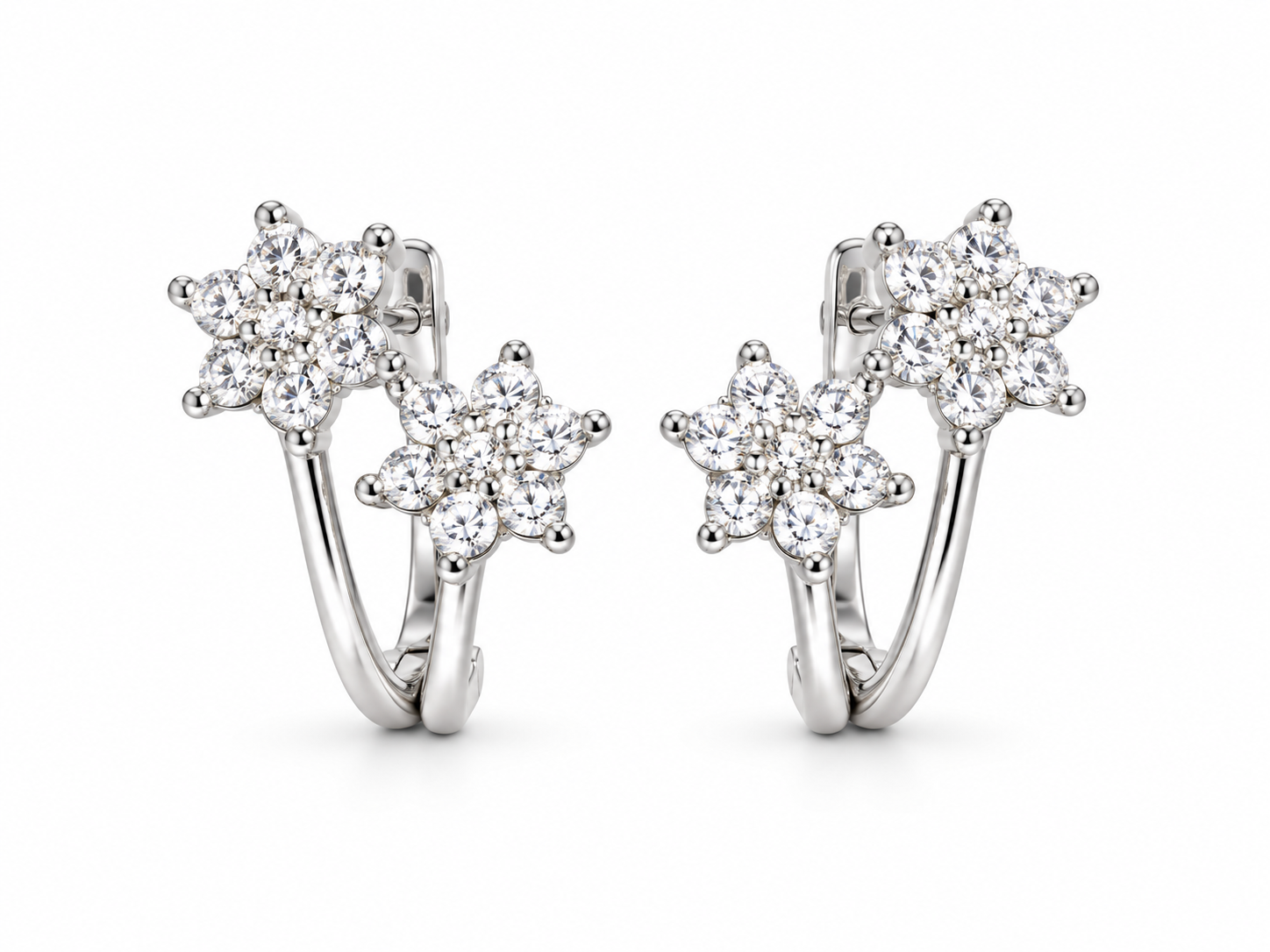 Orecchini Flower Duo