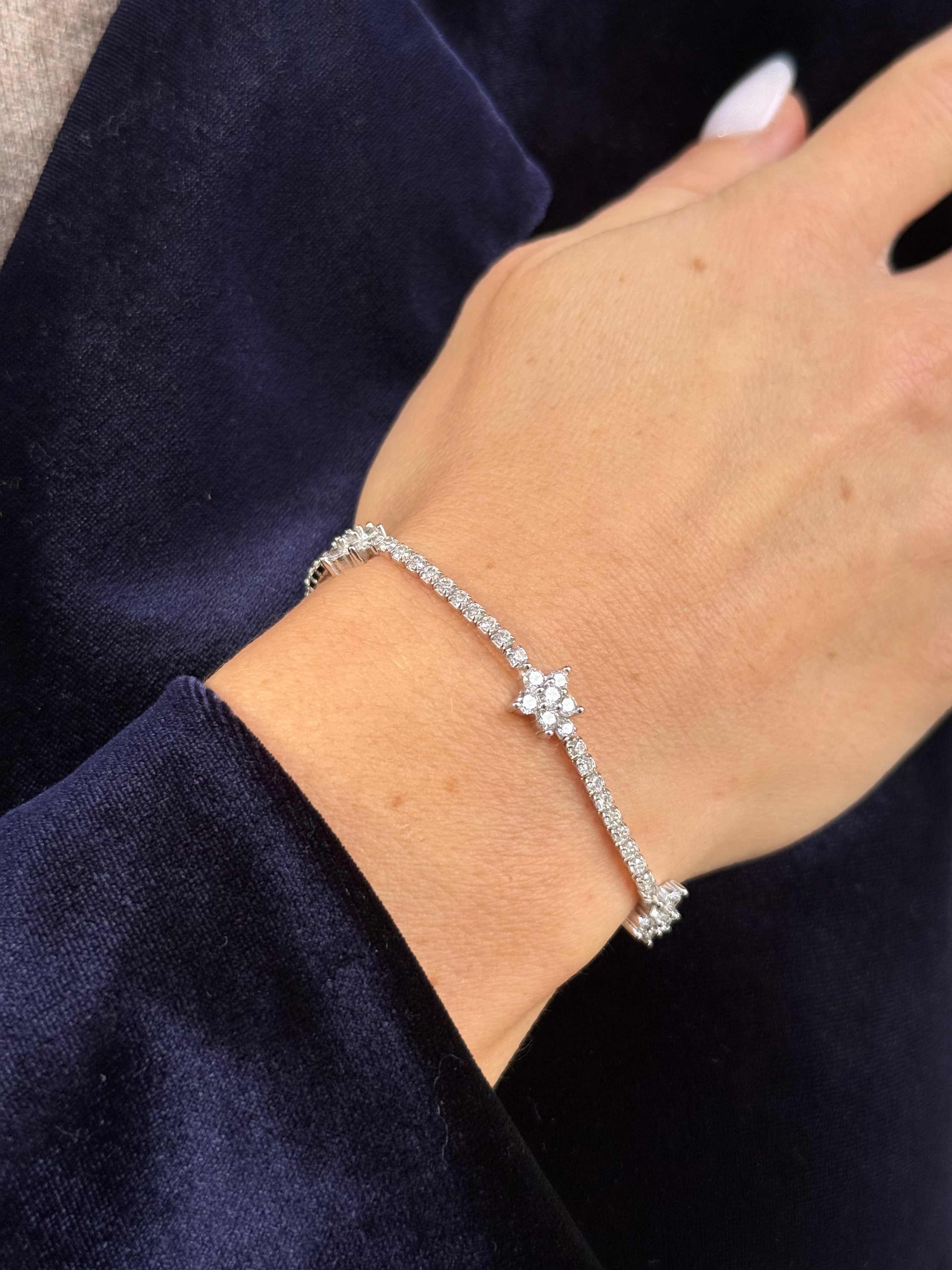 Bracciale Tennis Flower