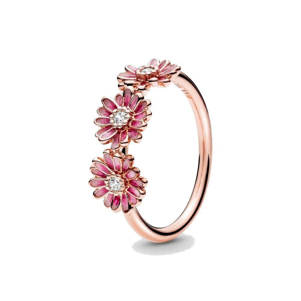 Anello Pandora con Margherite Rosa.     188792C01