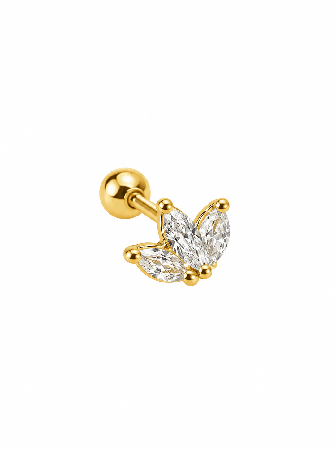 Piercing 3 petali