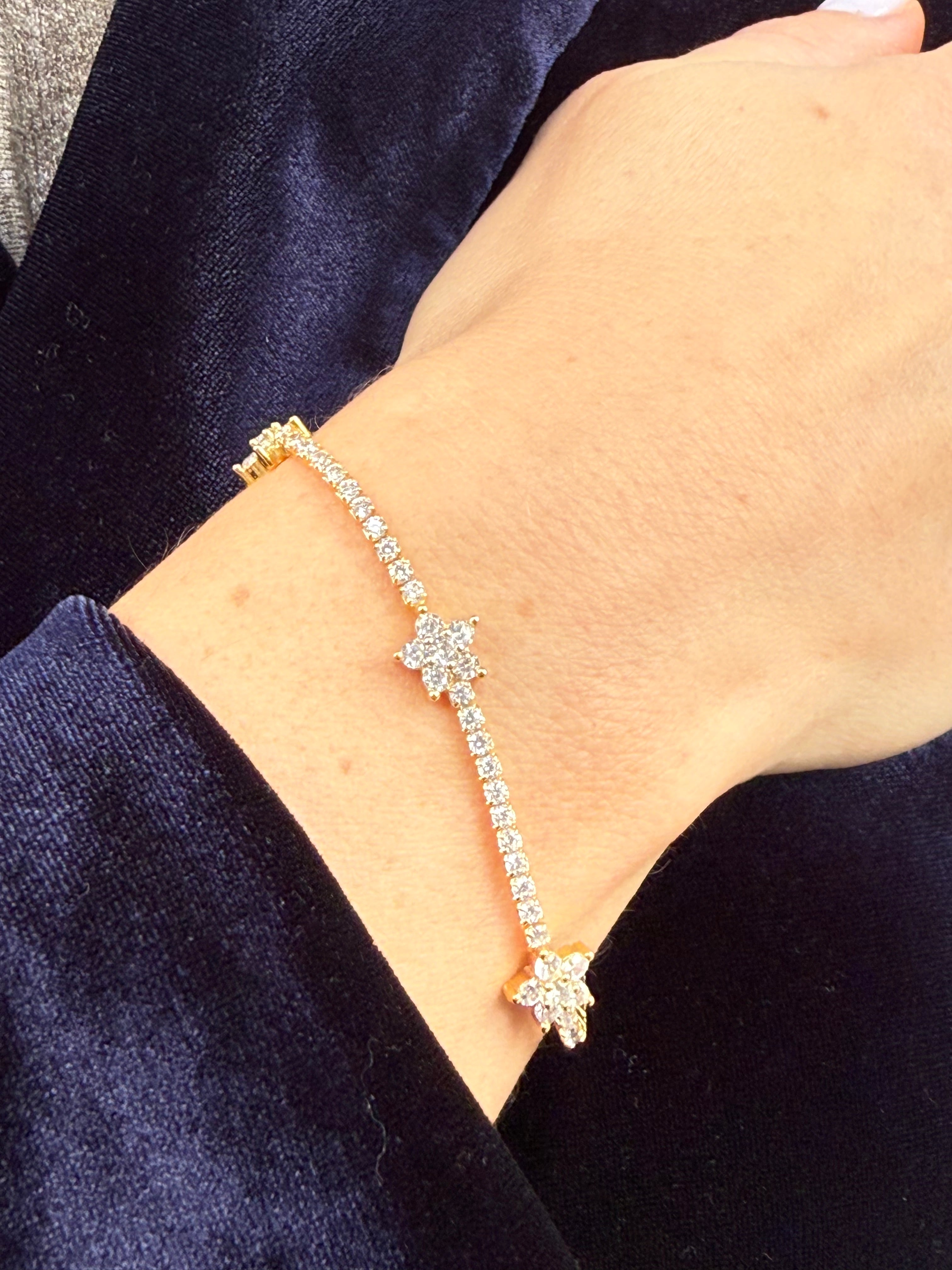 Bracciale Tennis Flower