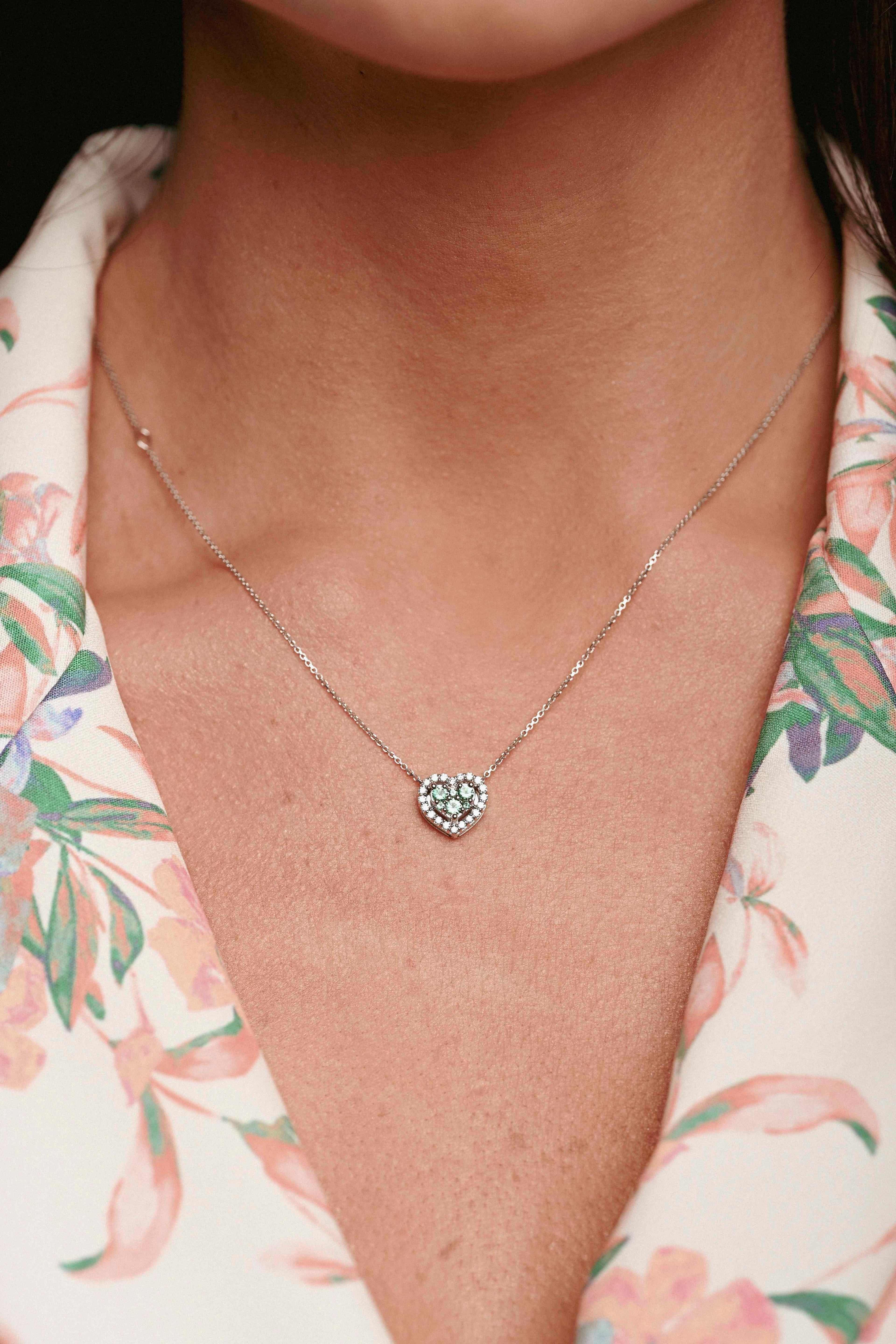 Collana Cuore Emerald