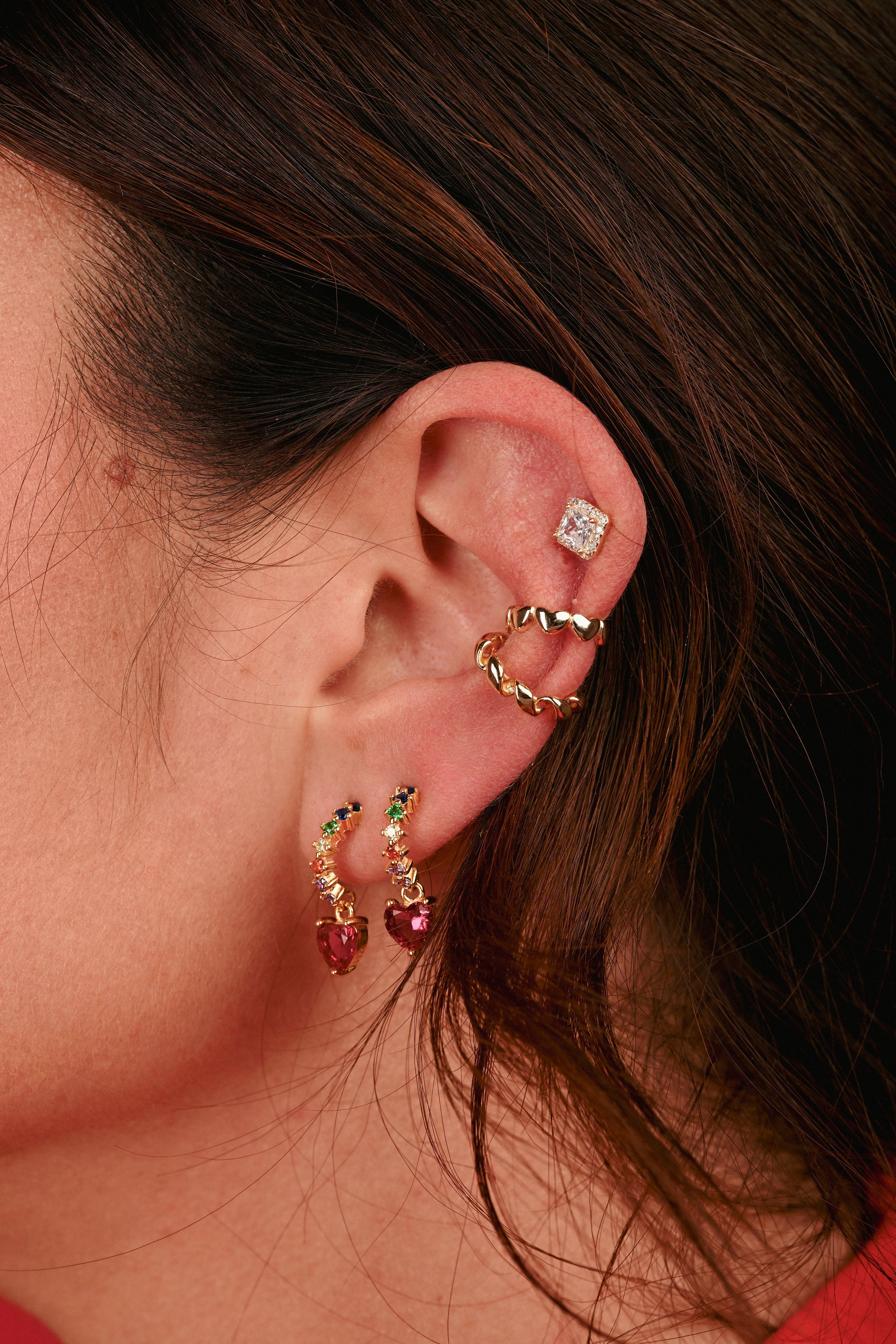 Earcuff Pink Berries