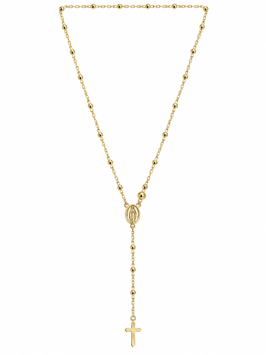 Collana Rosario Sfere Minimal 2mm