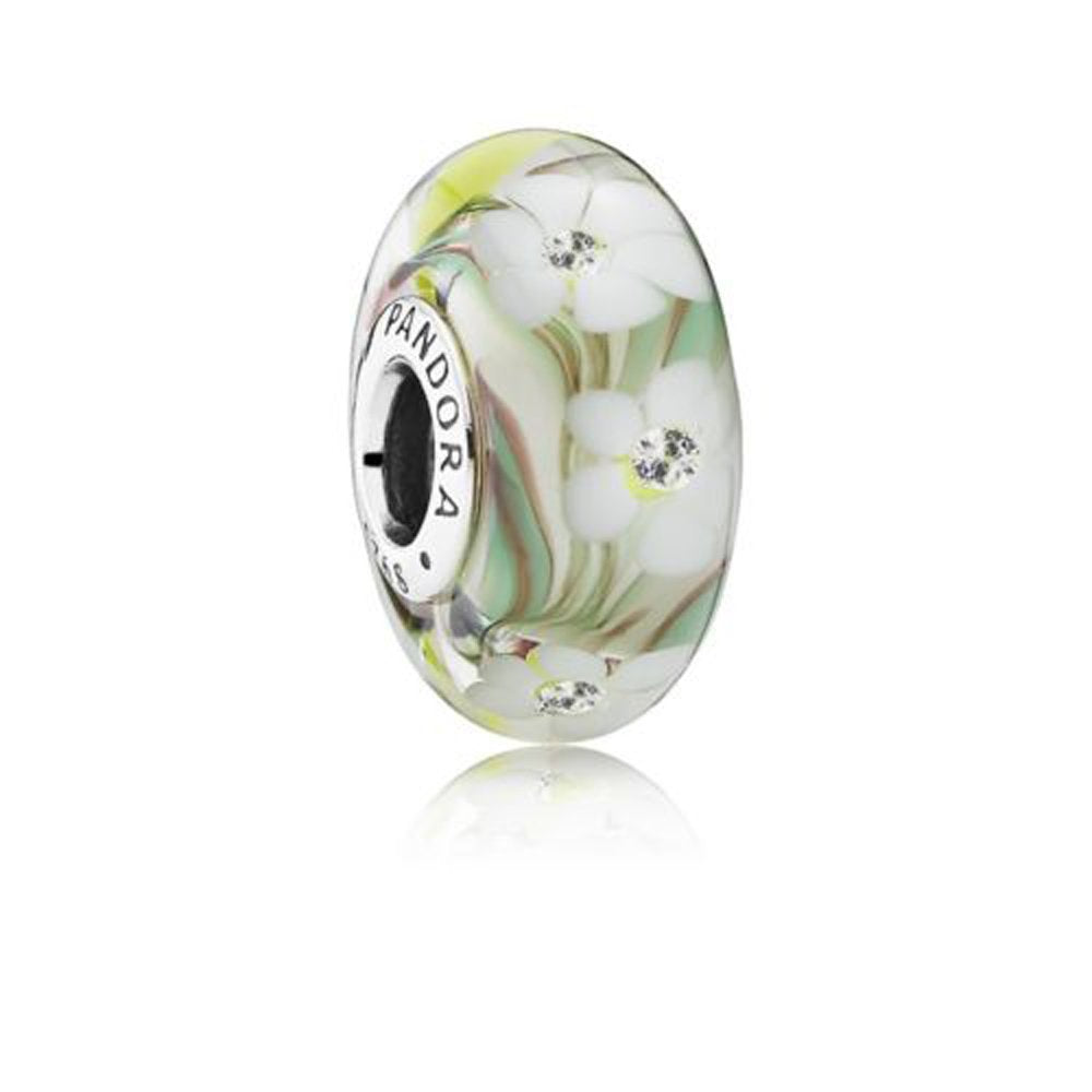 Charm Pandora Vetro Di Murano Fiori Selvatici.      791638CZ