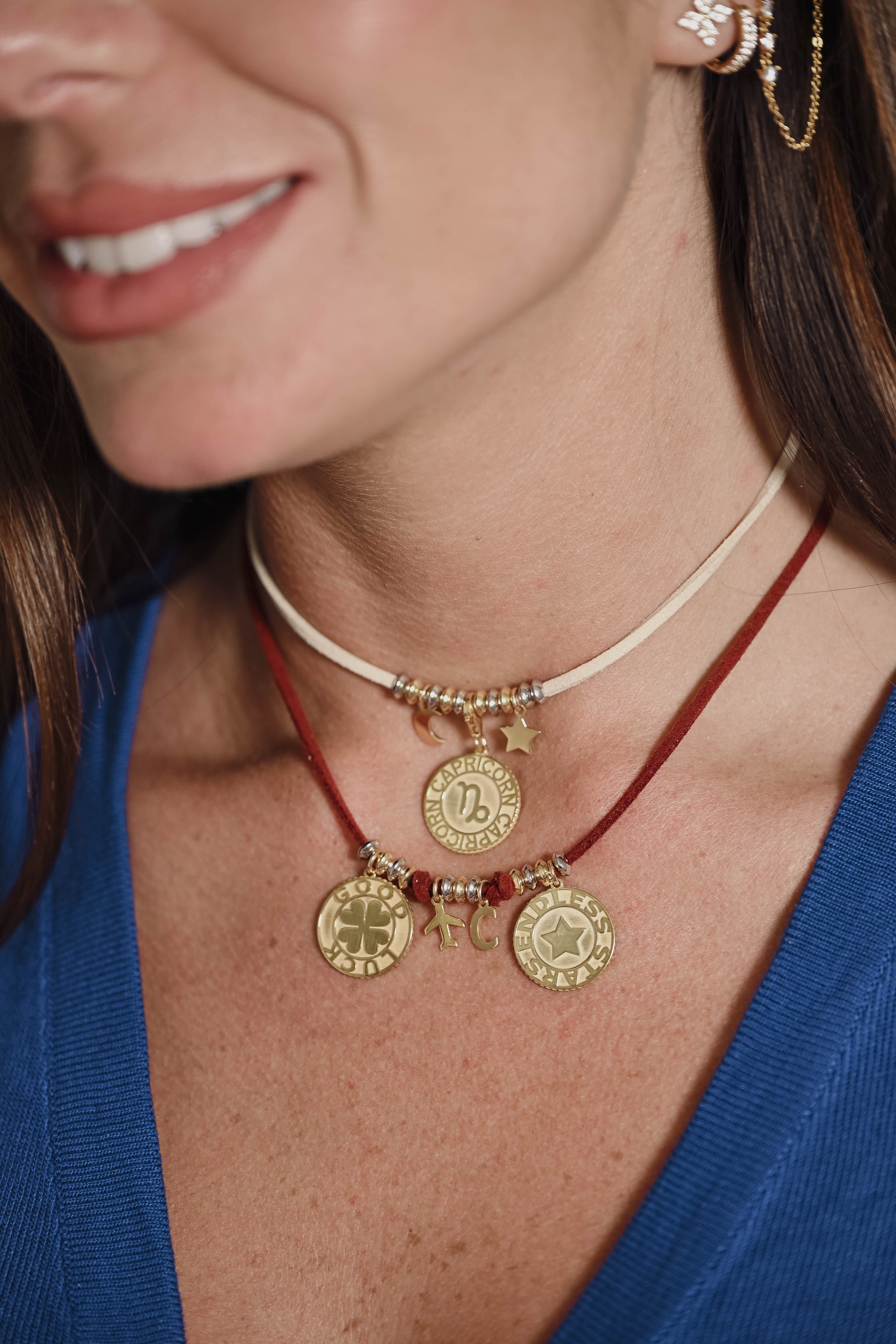 Talismano+Collana Vellutino