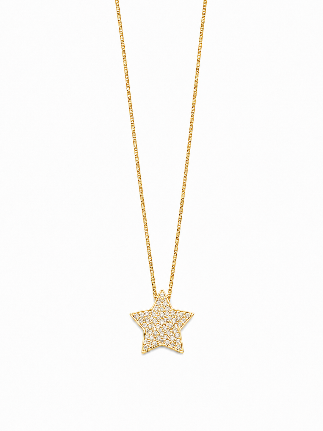 Collana Stella Pavè Big