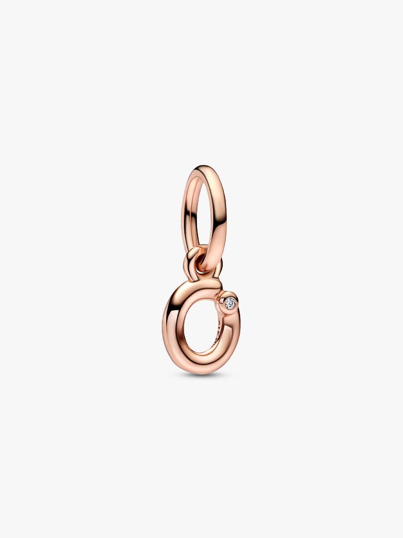 Charm Lettera O Rosè
