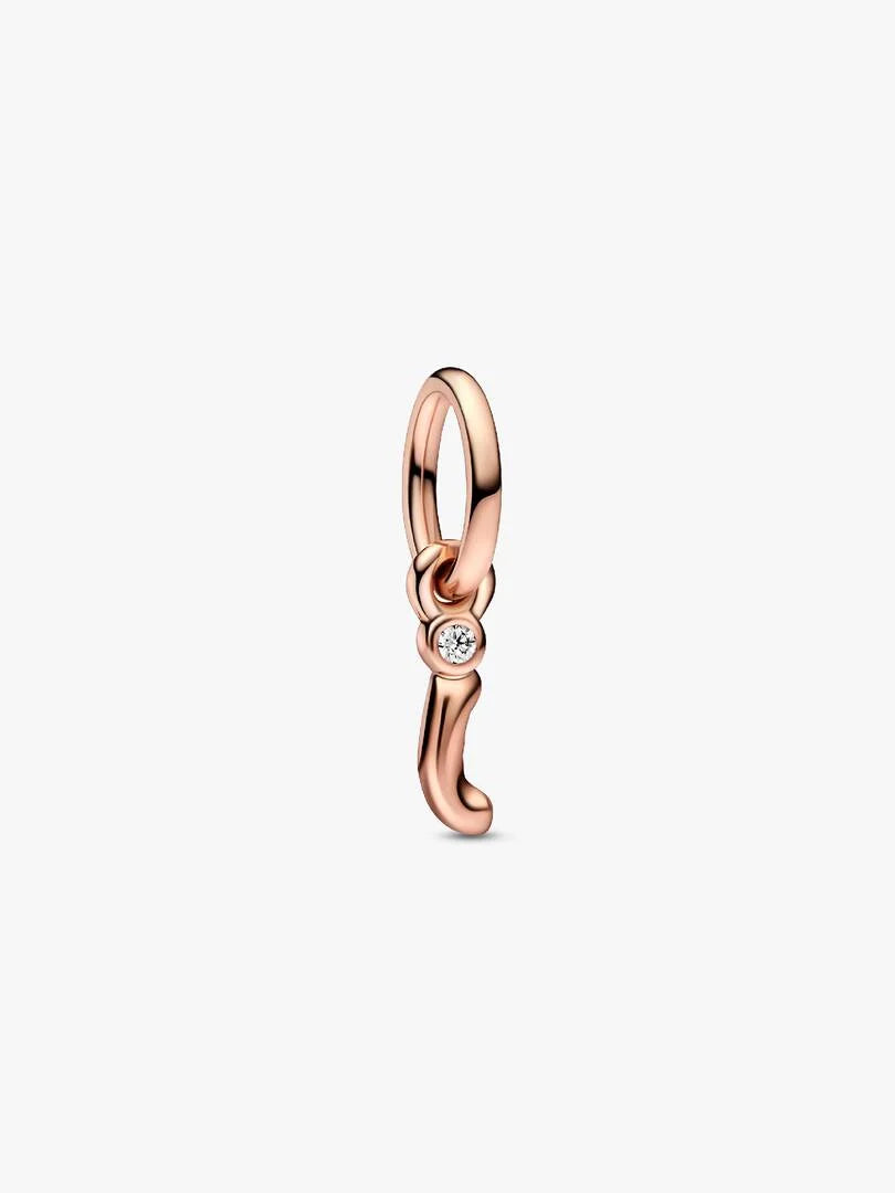Charm Lettera i Rosè