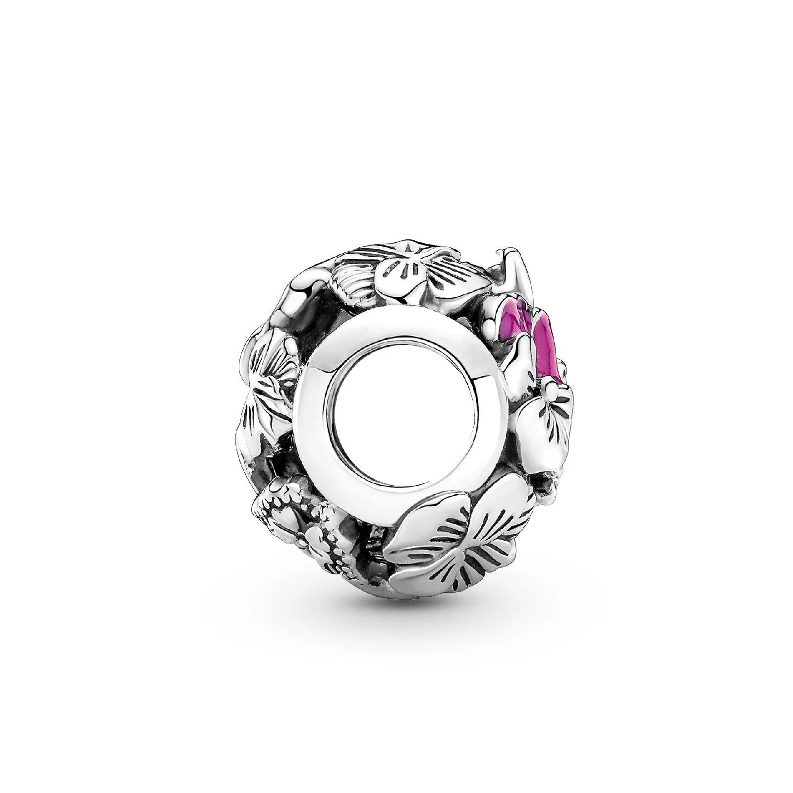 Charm Pandora Openwork Viole del Pensiero.      790759C01