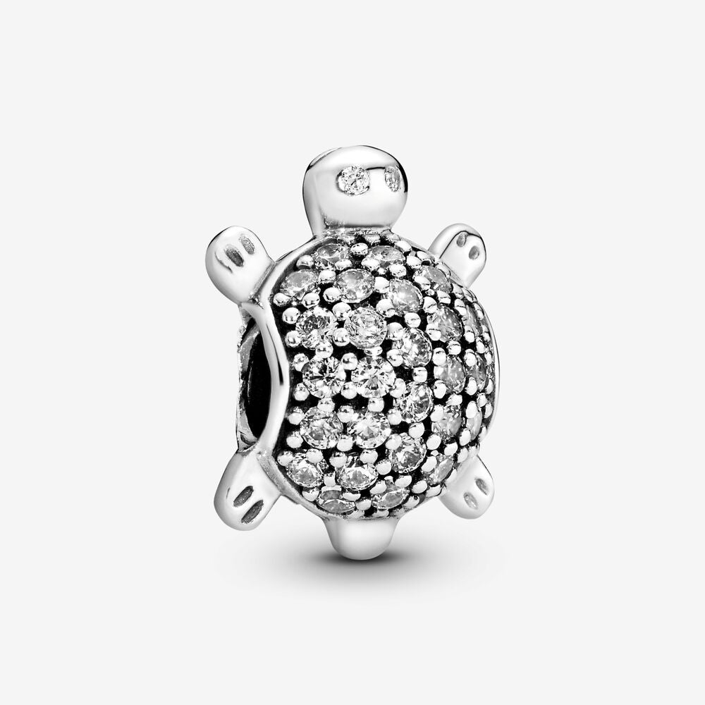Charm Tartaruga Marina Pavè.    791538CZ