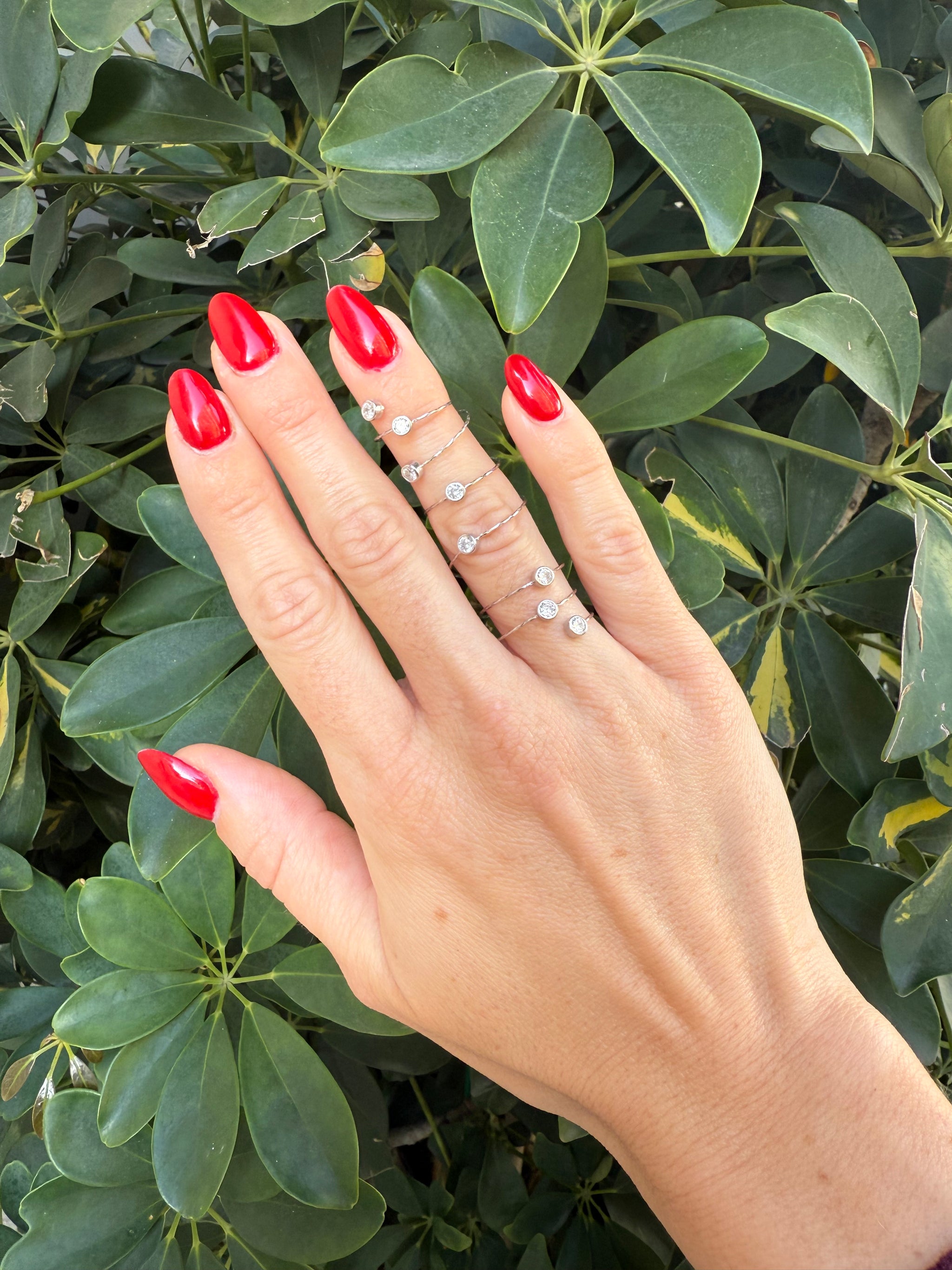 Anello Filo & punti Luce Regolabile