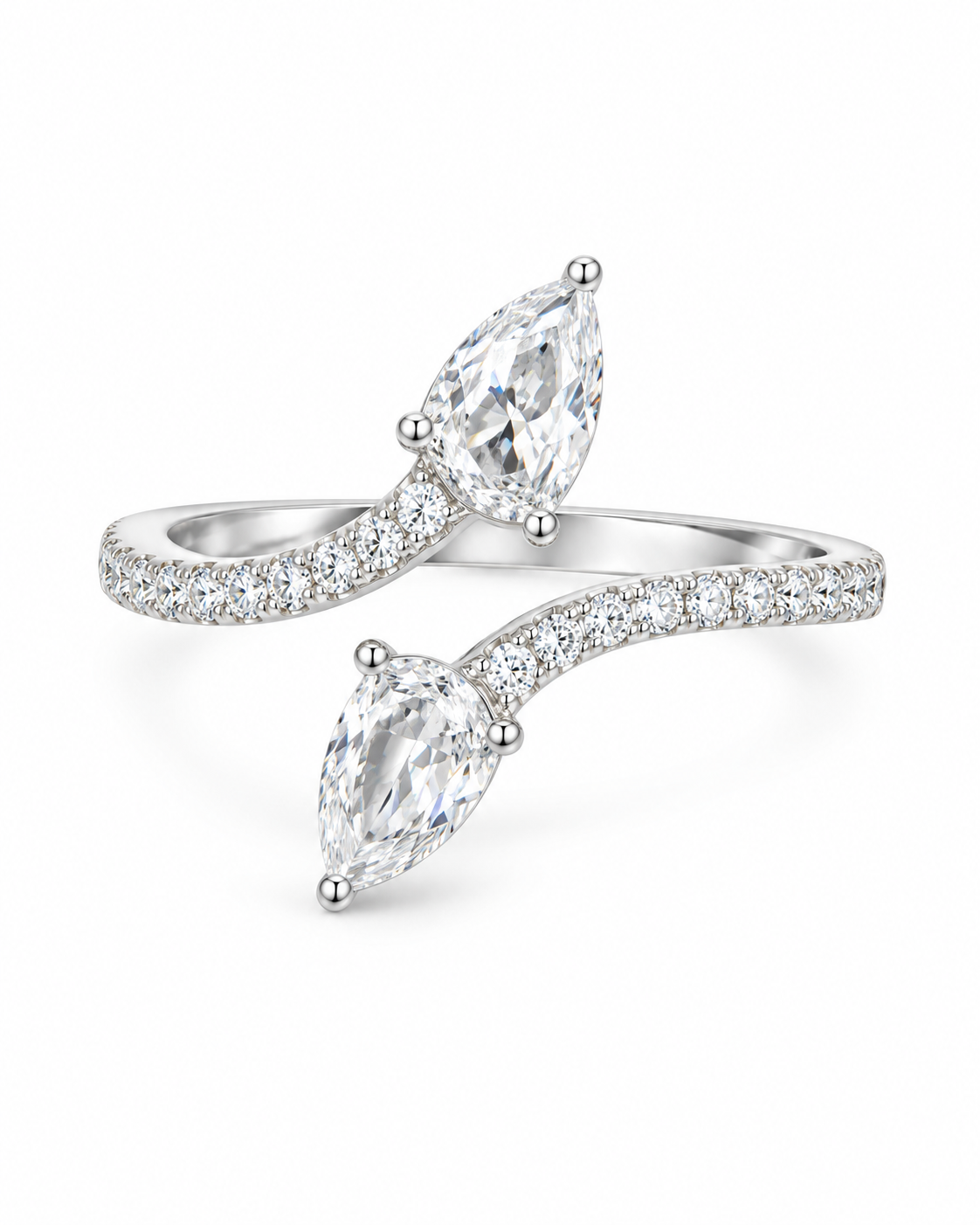 Anello Doppia Goccia