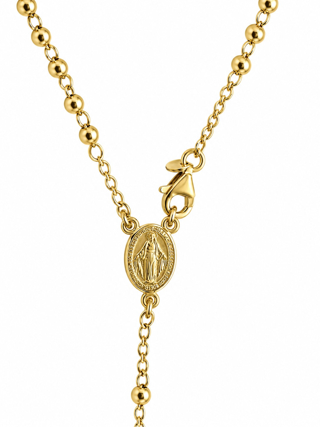Collana Rosario Sfere Minimal 2mm