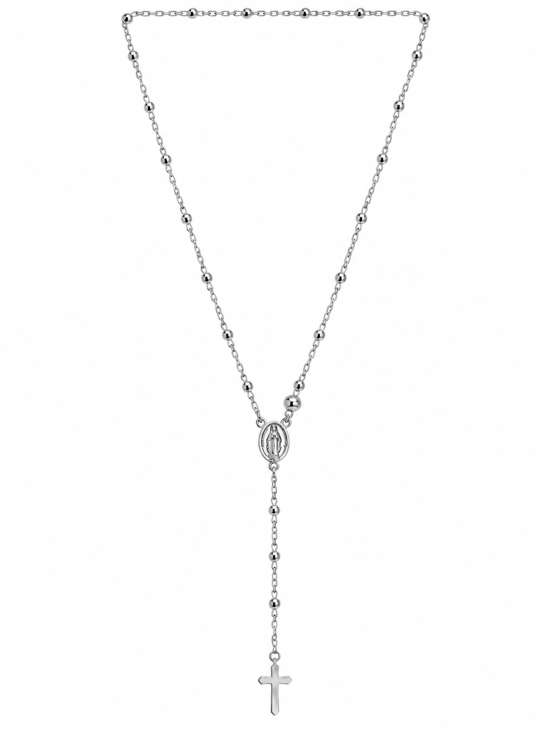 Collana Rosario Sfere Minimal 2mm