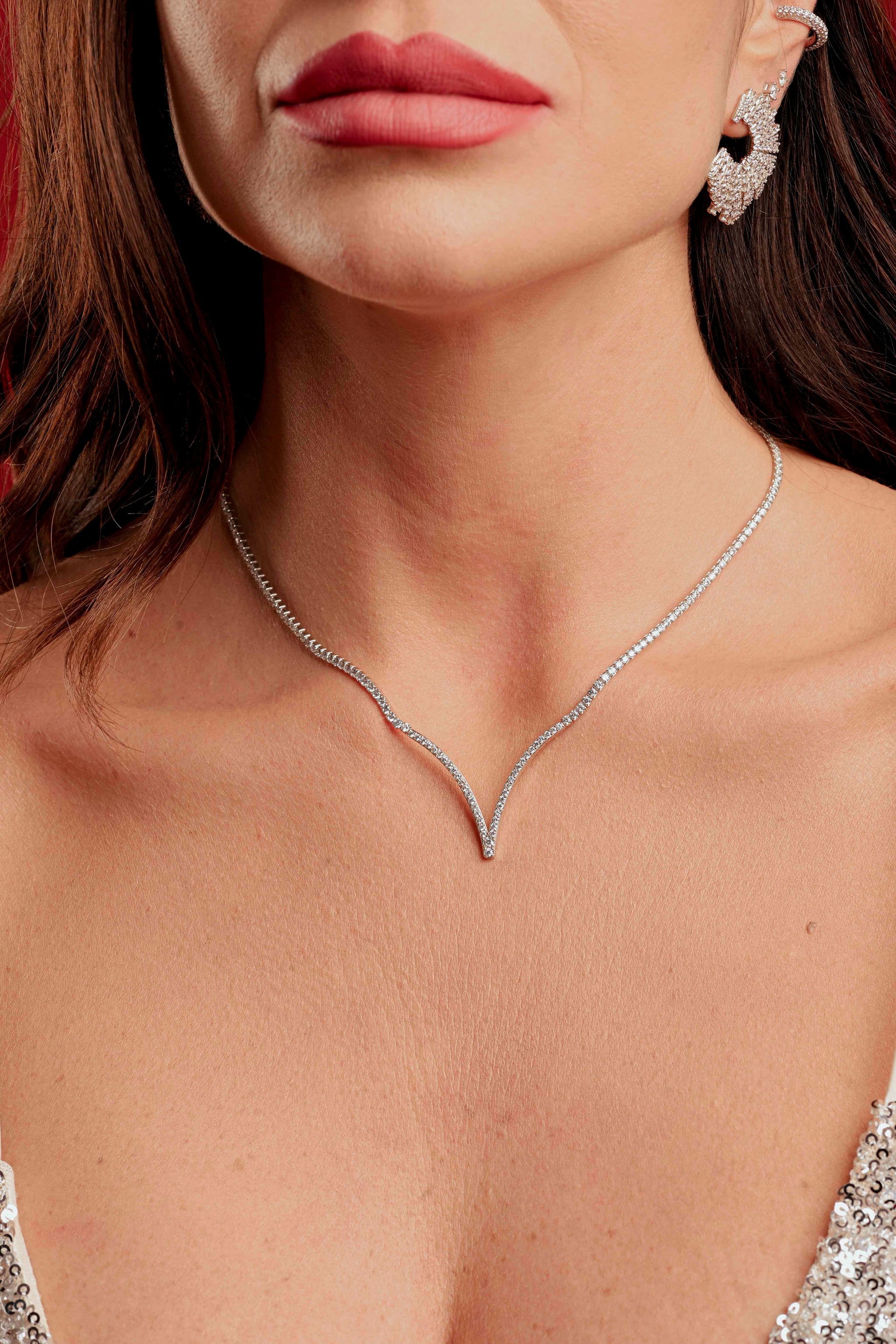 Girocollo Tennis Lumière