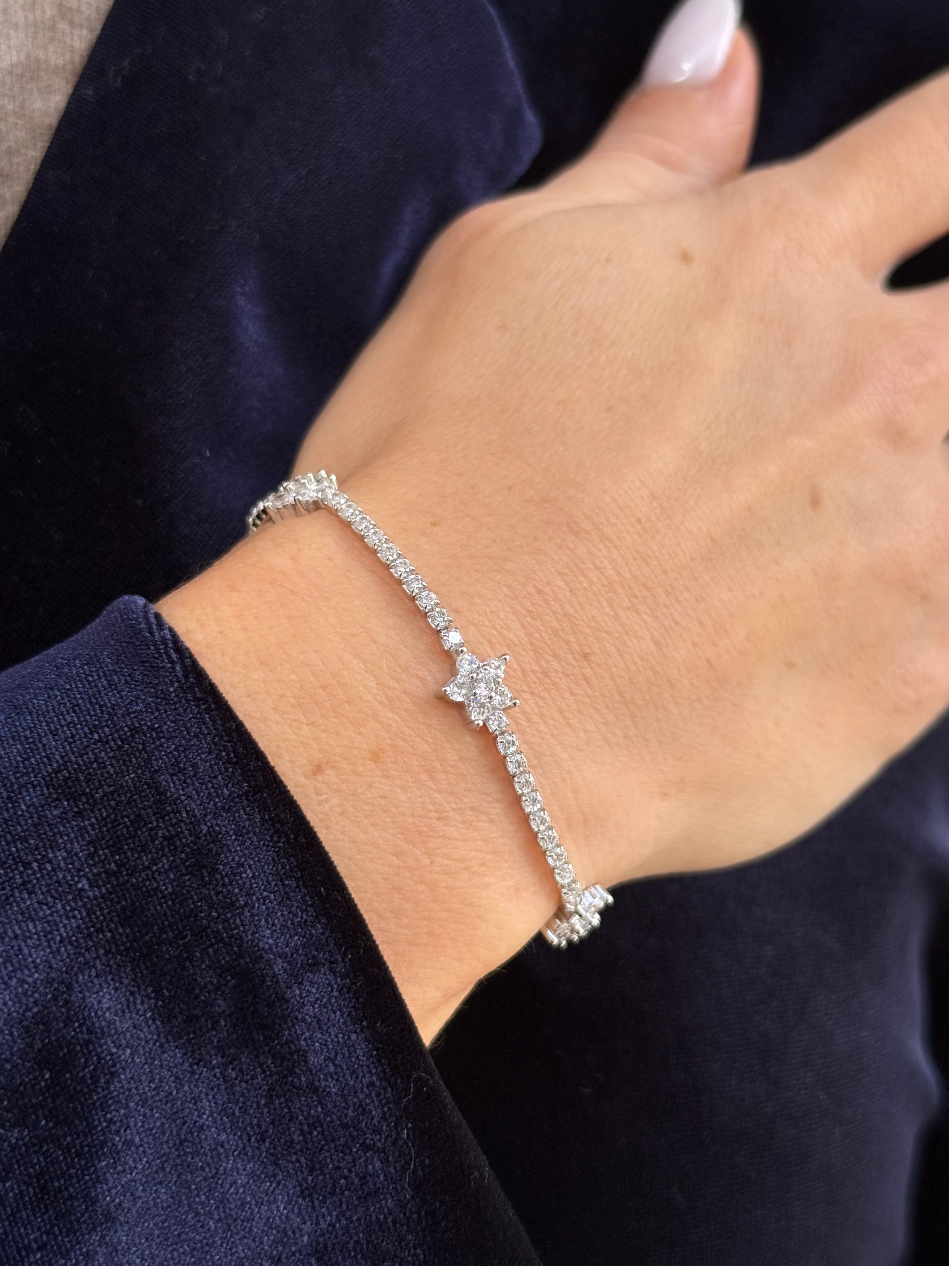 Bracciale Tennis Flower