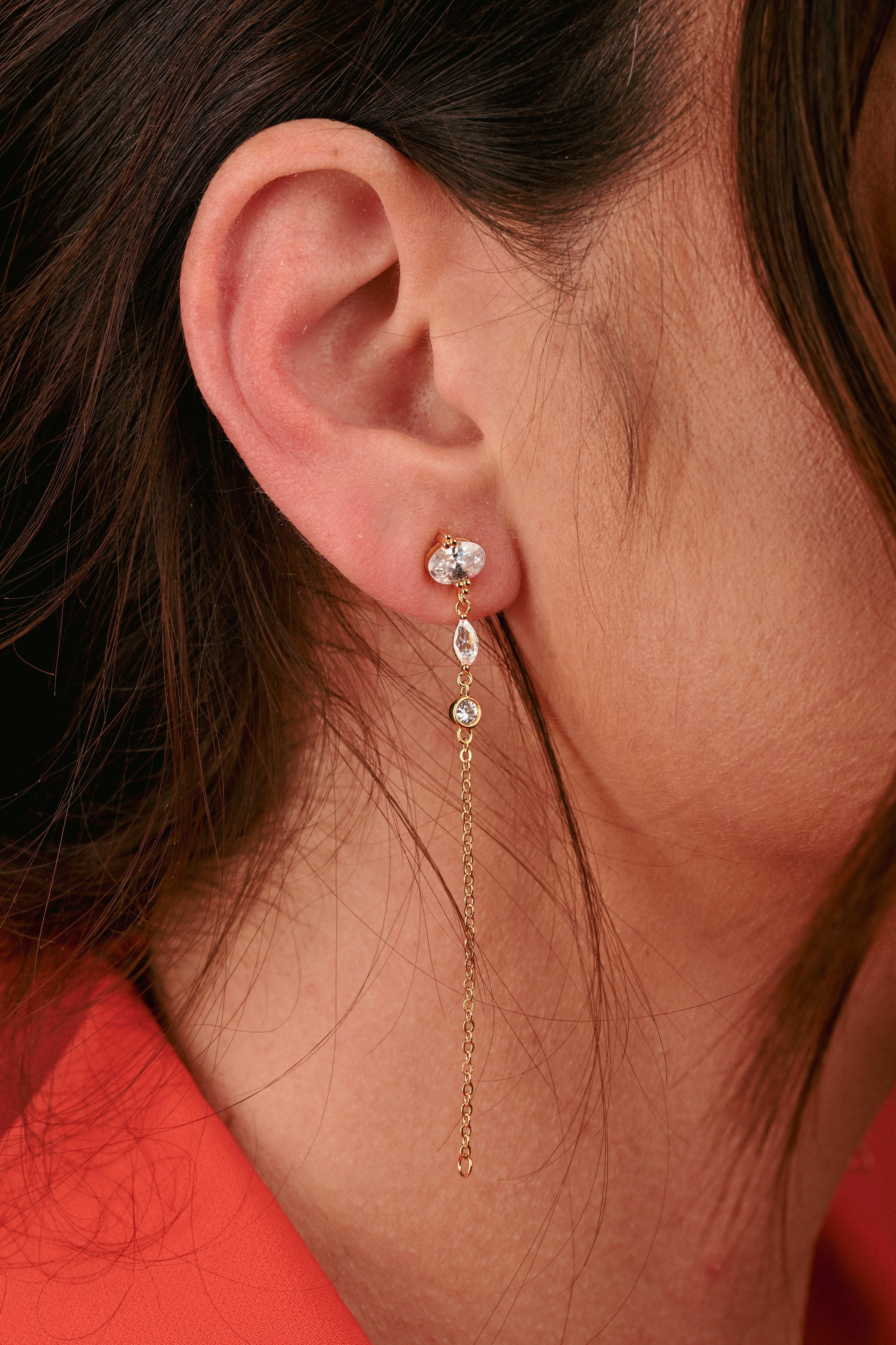 Orecchini Strawberry Chain