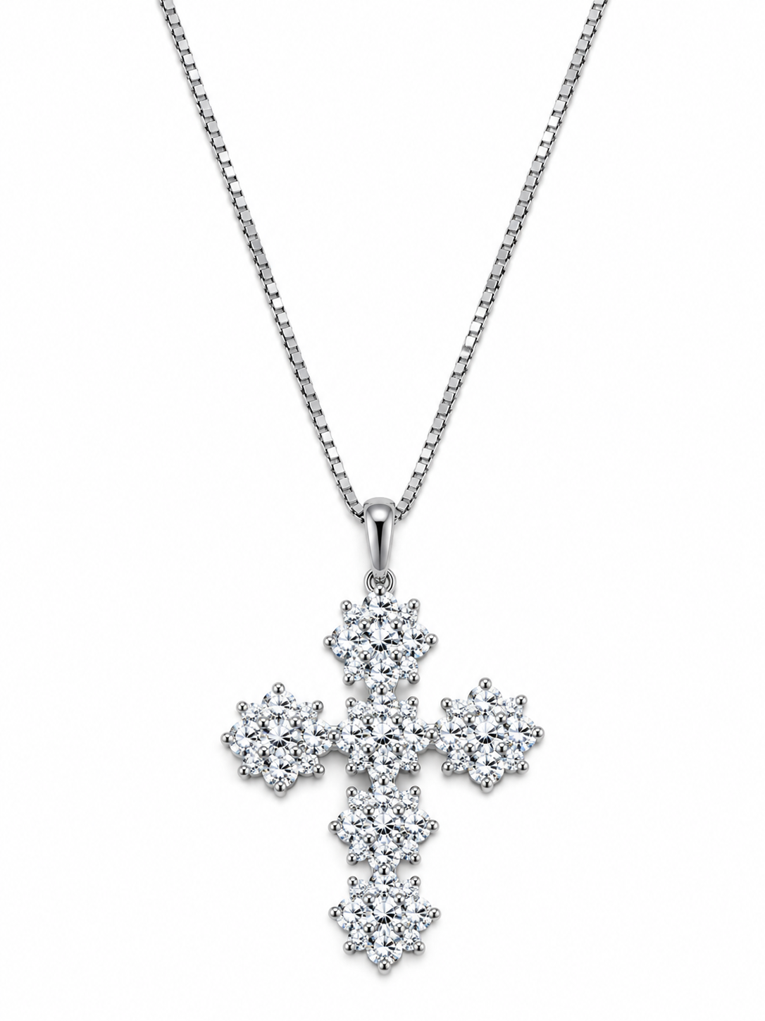 Collana Croce Flower