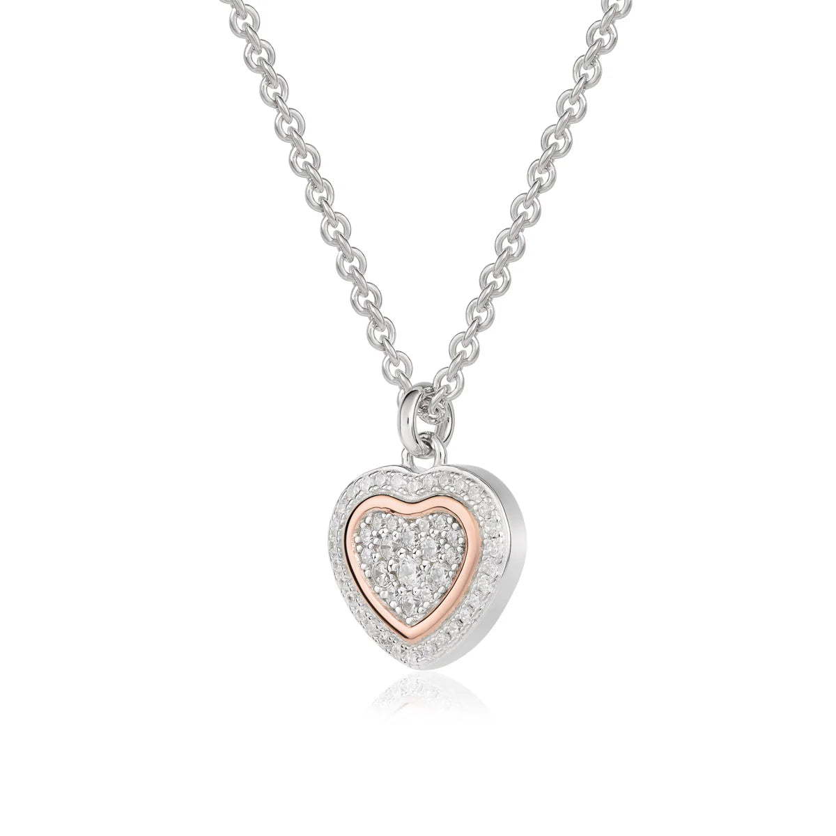 Collana Trilogia Con Ciondolo Cuore       GIA449