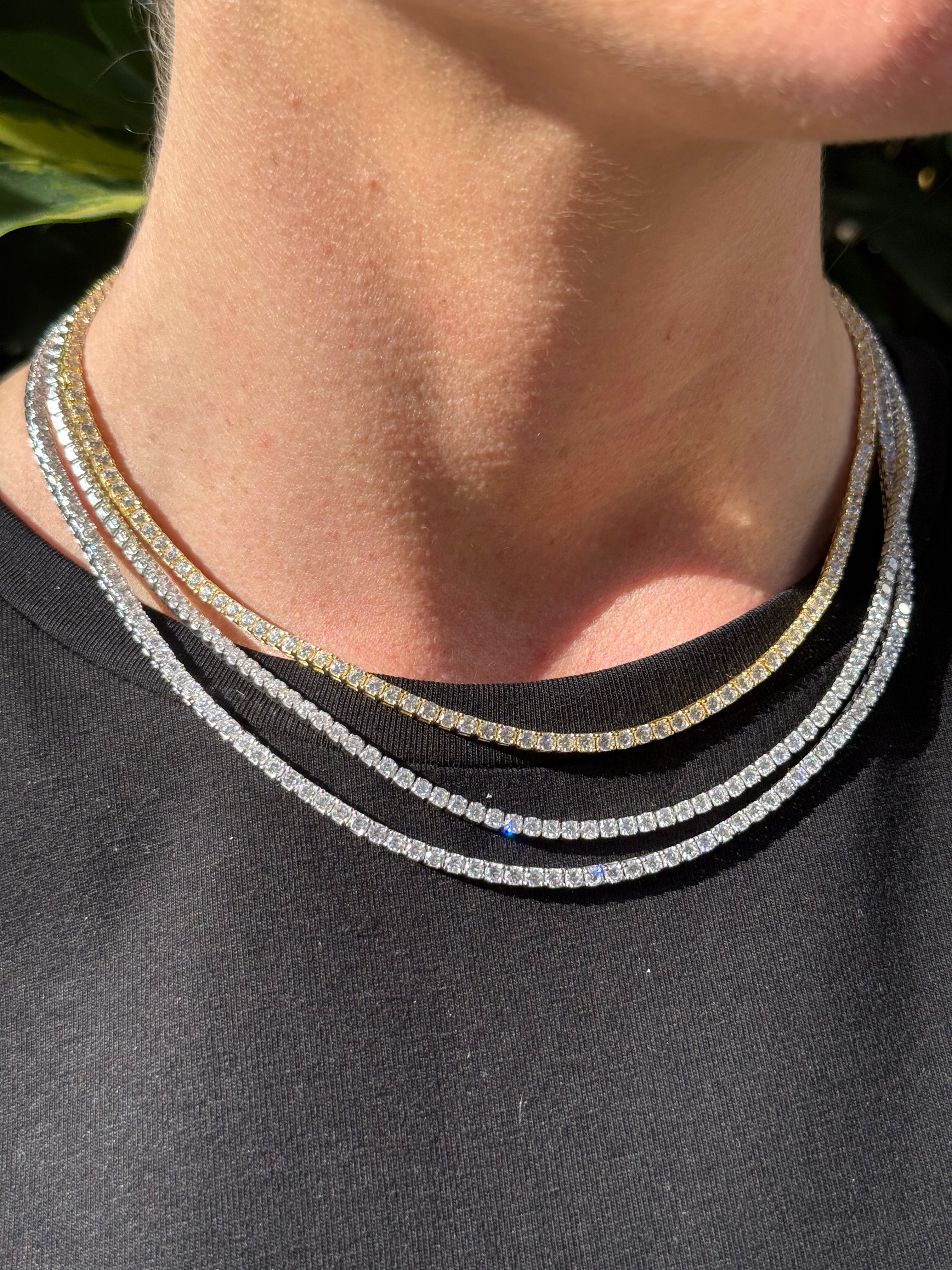 Girocollo Tennis Silver