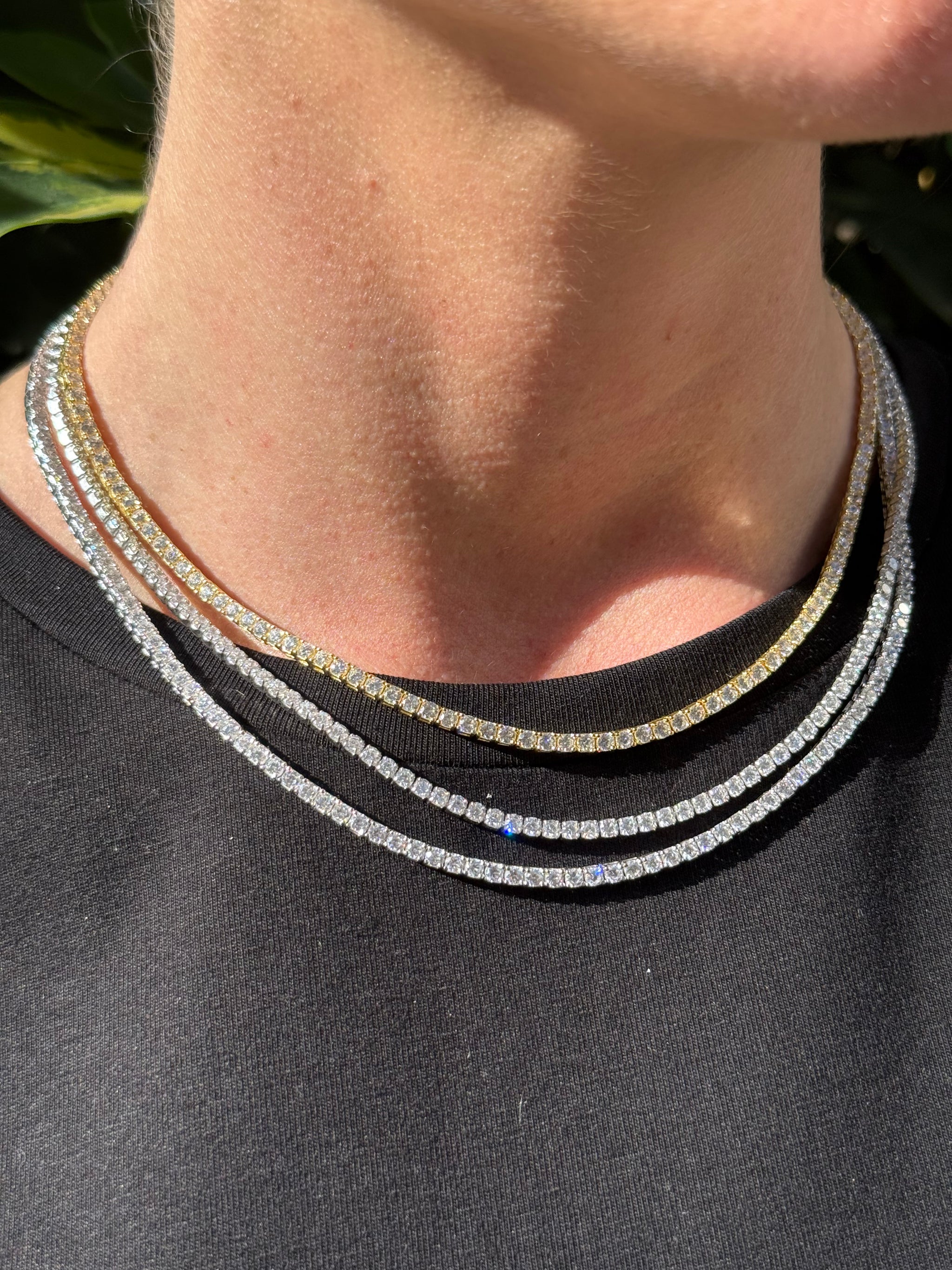 Girocollo Tennis Silver