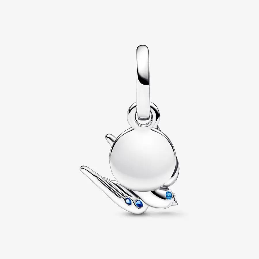 Charm Rondine Pietre Blu.    792570C01