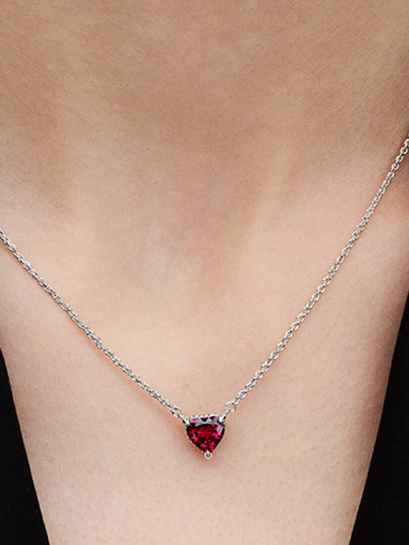 Collana Cuore Rosso.      392542C01