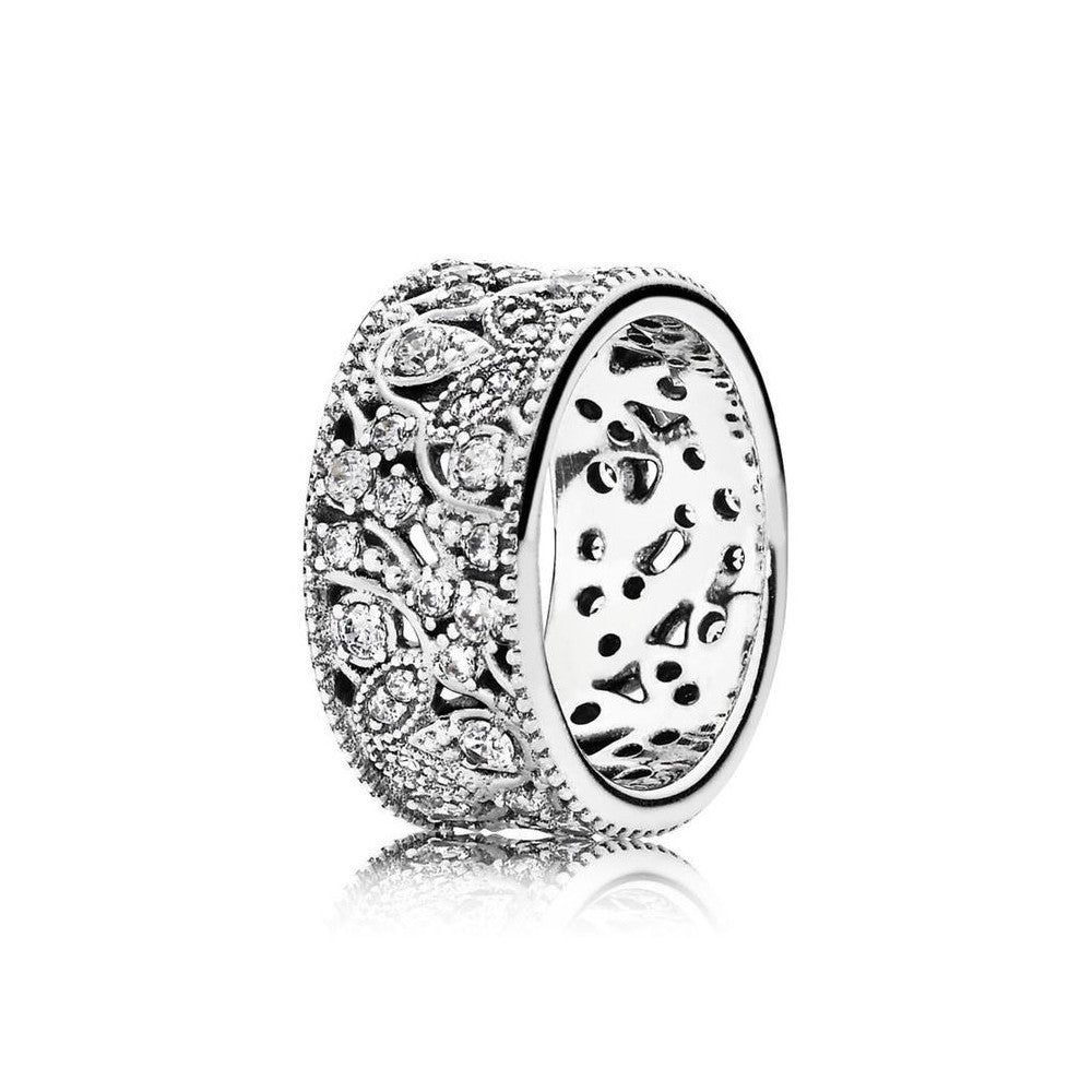Anello Pandora Fascia Foglie Scintillanti.   190965CZ