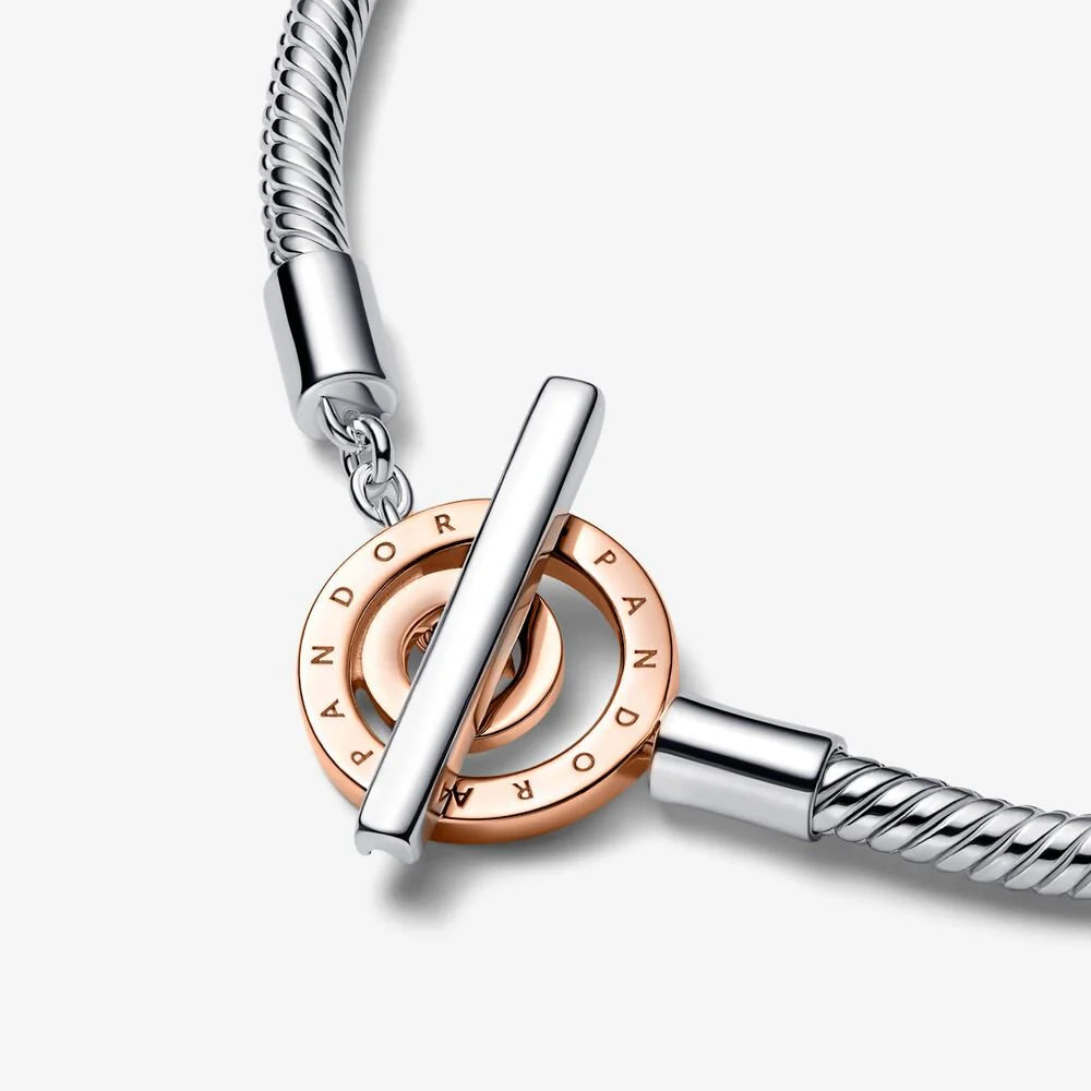 Bracciale Chiusura a T Rosè