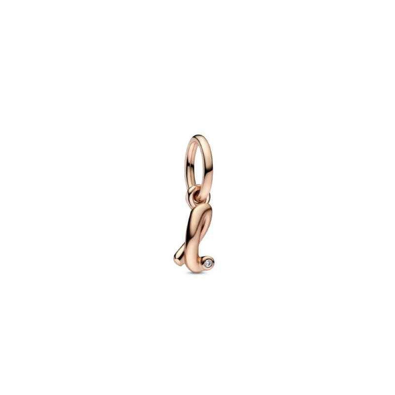 Charm Lettera L Rosè