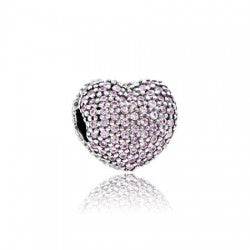 Clip Pandora Cuore Pavè.     791427PCZ
