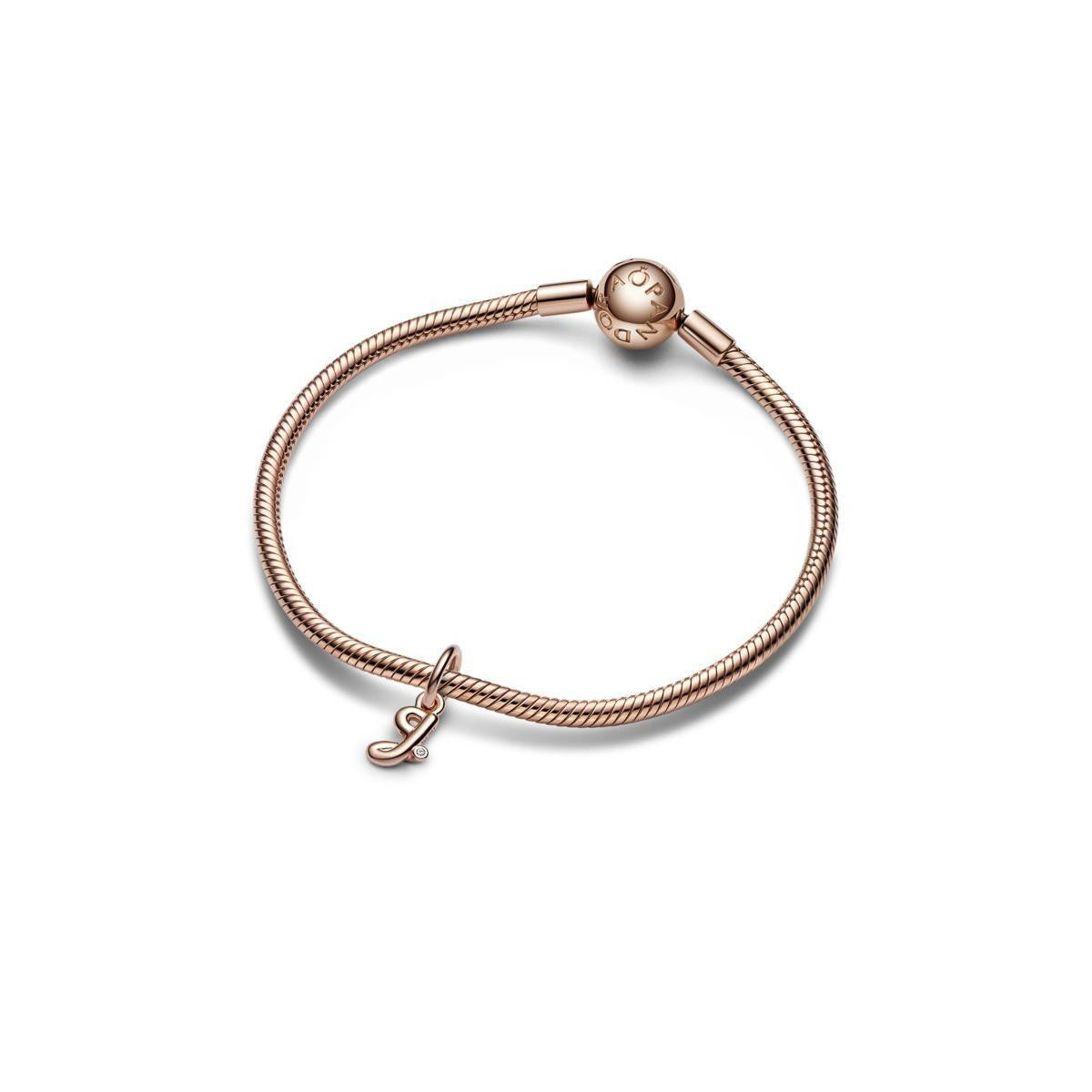 Charm Lettera G Rosè