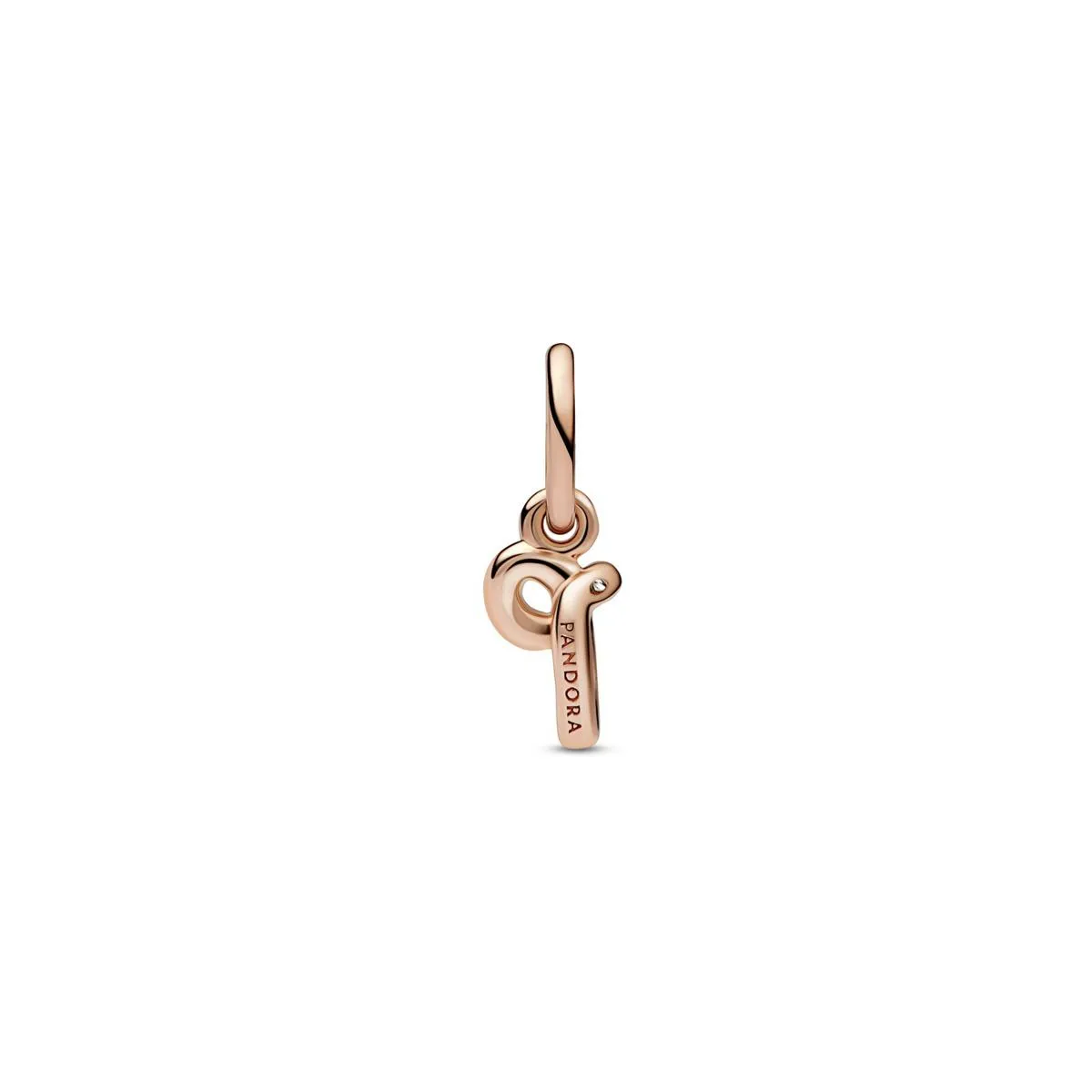 Charm Lettera P Rosè