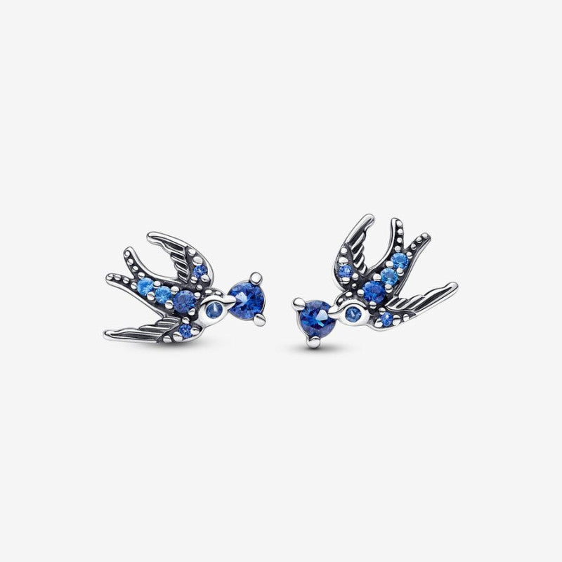 Orecchini Rondini Pietre Blu 292568C01