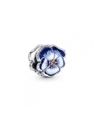 Charm Fiore di Viola del Pensiero Blu.        790777C02