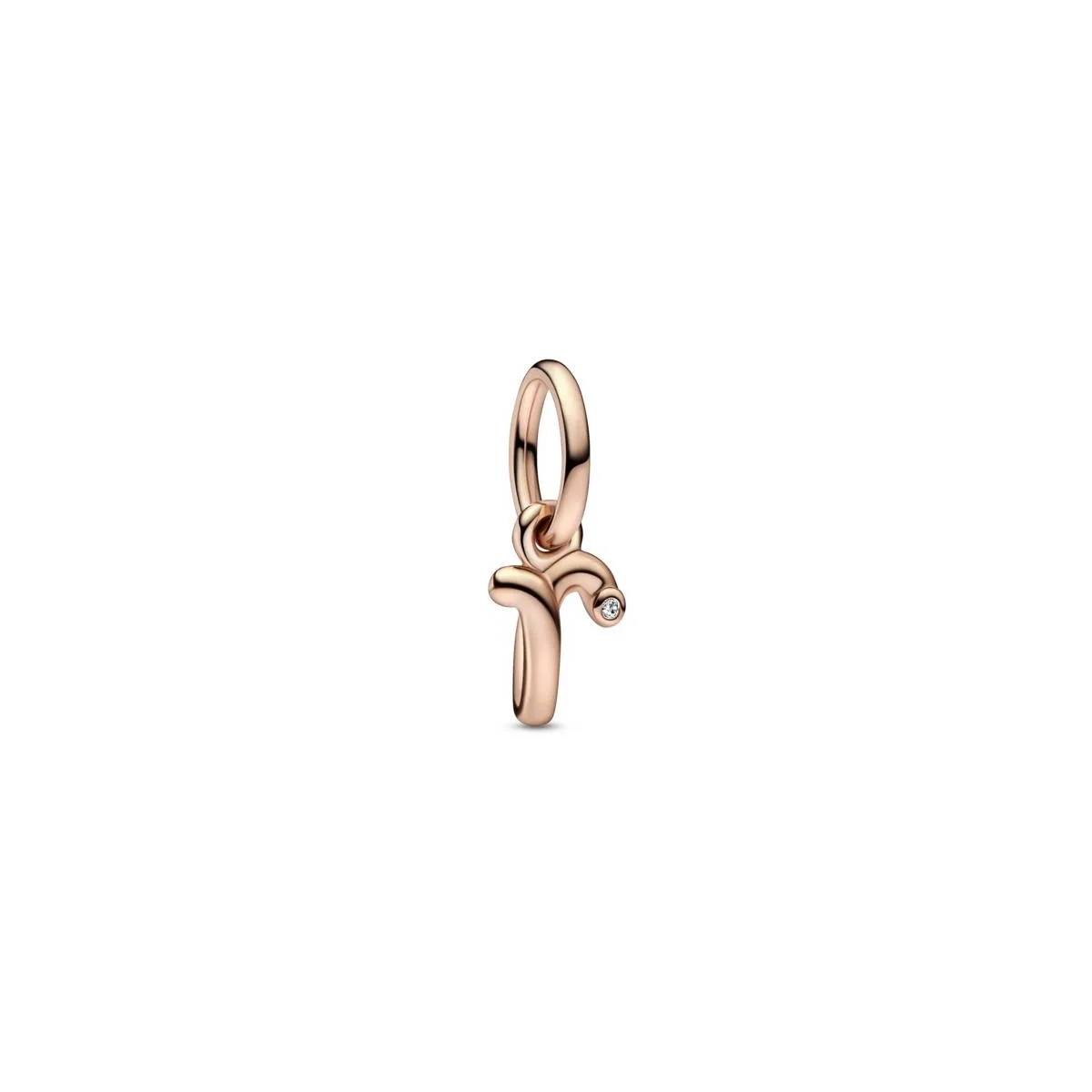 Charm Lettera R Rosè