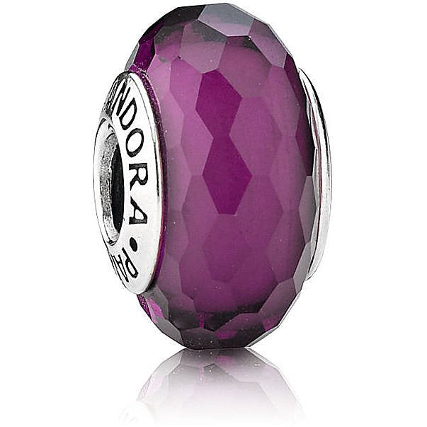 Charm Pandora Vetro Di Murano Viola.      791071