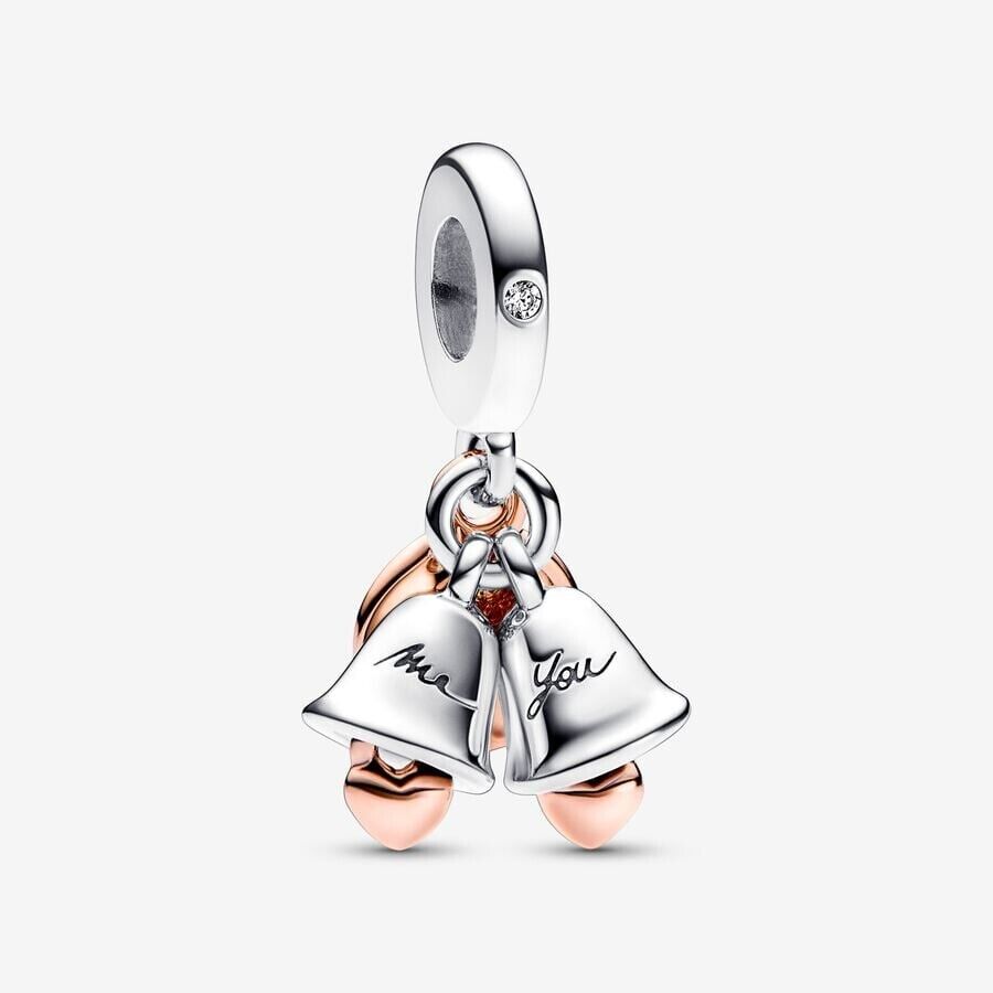 Charm Pandora Campane Nunziali Just Married.     782592C01
